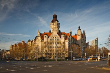 Rathaus Leipzig 'de, Old Town Hall, Almanya.