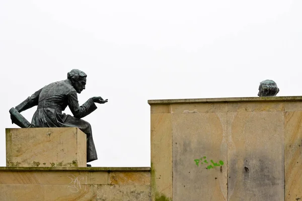 Statua Anton Bernolak Svegliatore Nazionale Trnava Slovacchia — Foto Stock