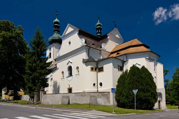 Szent Márton Templom Buchlovice Csehország — Stock Fotó