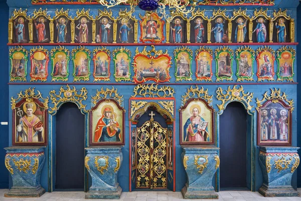 Иконы Деревянной Церкви Музей Бардейов Словакия — стоковое фото