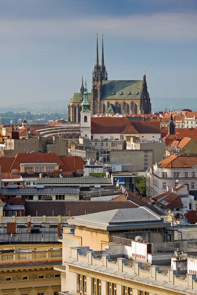 Gotische Kathedrale Peter Und Paul Brünn Tschechien — Stockfoto