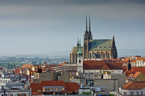 Gotische Kathedrale Peter Und Paul Brünn Tschechien — Stockfoto