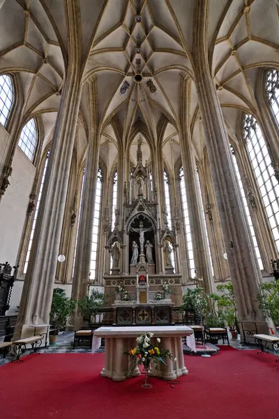 Iglesia Gótica Santiago Brno República Checa —  Fotos de Stock