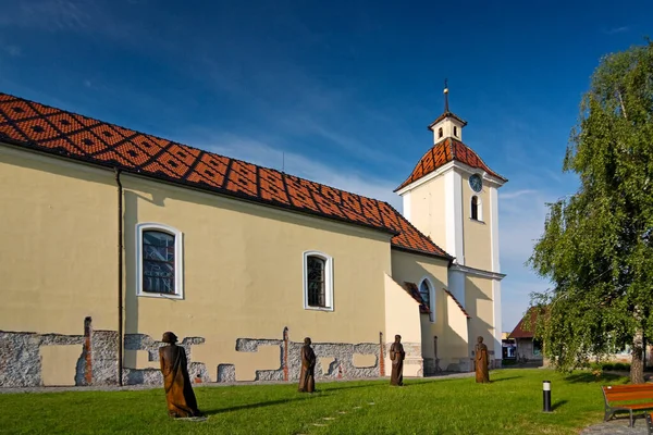 Kościół Piotra Pawła Kunovice Czechy — Zdjęcie stockowe