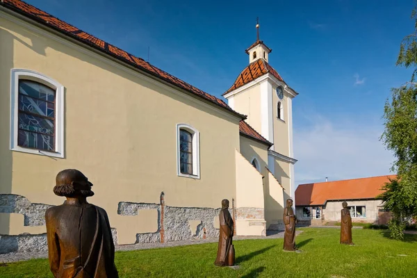Peter Paul Kilisesi Kunovice Çek Cumhuriyeti — Stok fotoğraf