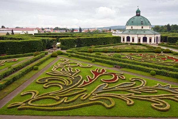 Çek Cumhuriyeti, Kromeriz 'deki çiçek bahçesi.