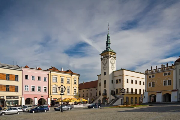 Kostel Kroměříži Velké Náměstí Centrum Města Česká Republika — Stock fotografie