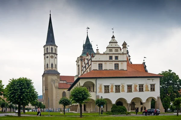 Βασιλική Του Αγίου Ιακώβου Στην Levoca Unesco Σλοβακία — Φωτογραφία Αρχείου