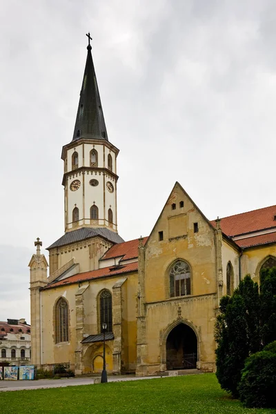 Unesco Eslovaquia Edificios Arquitectura Centro Ciudad Levoca — Foto de Stock