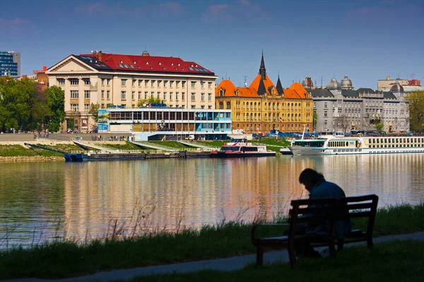 Museum School Comenius University University Comenius Quay Harbor Boat School — Stock Photo, Image