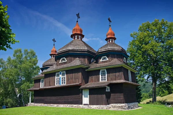 Church Protection Blessed Virgin Mary Wooden Greek Catholic Church Nizny — Stock Photo, Image