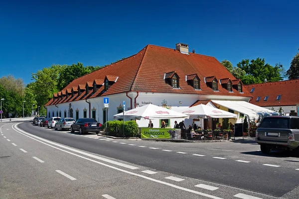Pension Leberfinger Restaurant Petrzalka Bratislava Slowakei — Stockfoto