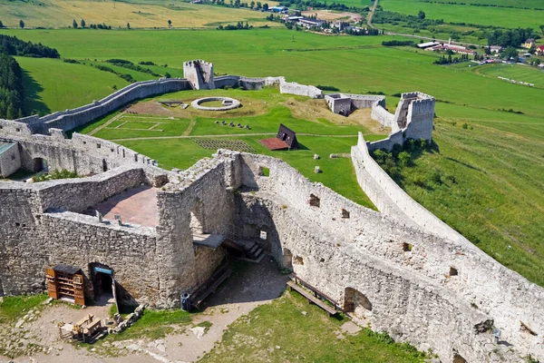 Castillo Spis Spisske Podhradie Unesco Eslovaquia —  Fotos de Stock