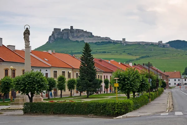 Zamek Spiski Spiskie Podhradie Unesco Słowacja — Zdjęcie stockowe