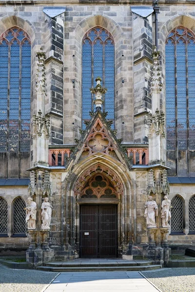 Thomaskirche Leipzig Aktion Bach Deutschland — Stockfoto