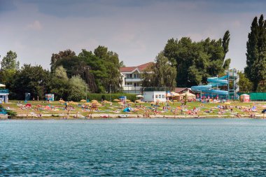Senec Gölü, yaz tatili, Slovakya, Senec.