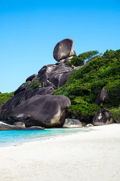 Tropikalnej Plaży Wyspy Similan Morze Andamańskie Tajlandia Travelings — Zdjęcie stockowe