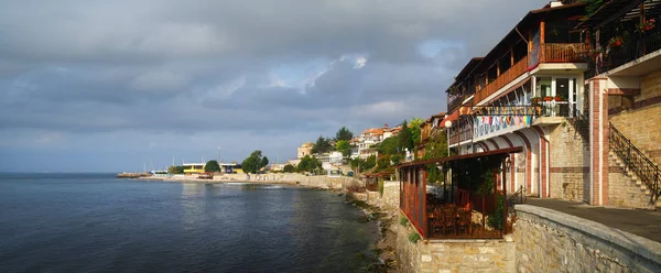 Nesebar Bulgaria September 2014 Picturesque View Sea Coastline Old Town — Stock Photo, Image