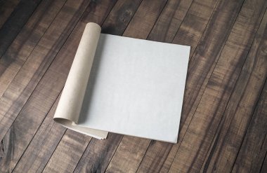 Boş broşür şablonu