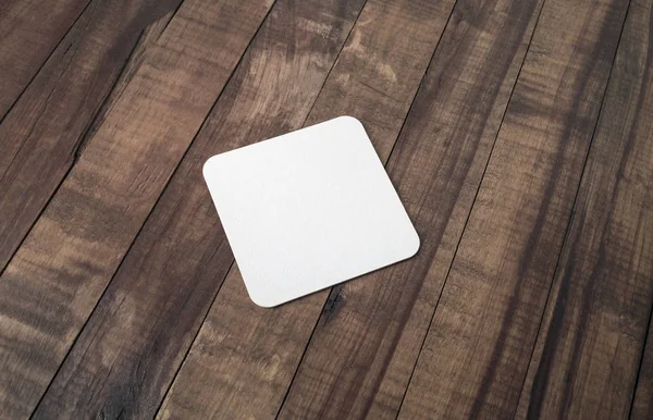 Blank beer coaster