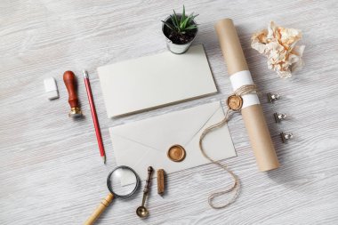 Retro Kırtasiye şablonu