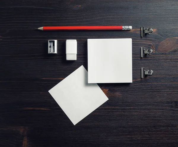 Juego de papelería en blanco — Foto de Stock