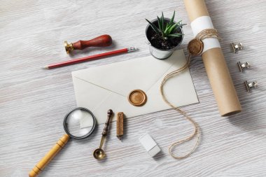 Vintage ileti örneği şablonu