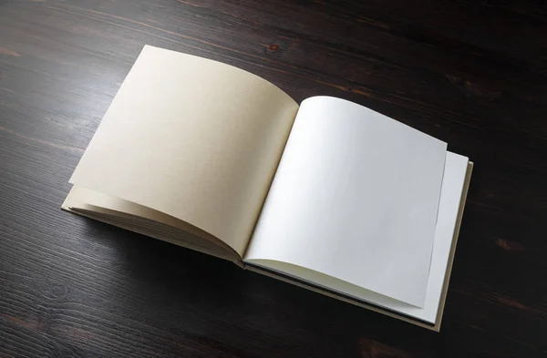 Abrir libro en blanco — Foto de Stock