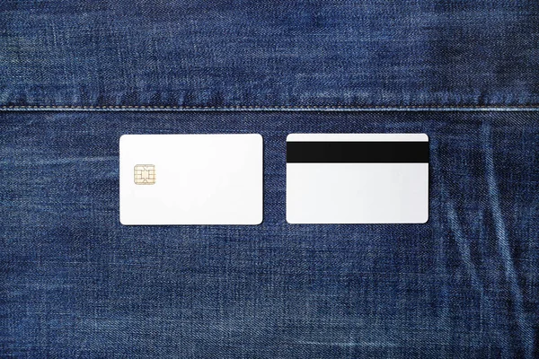 Plastové kreditní karty — Stock fotografie