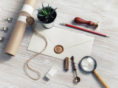 Vintage kırtasiye seti