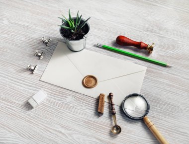 Retro kırtasiye maket