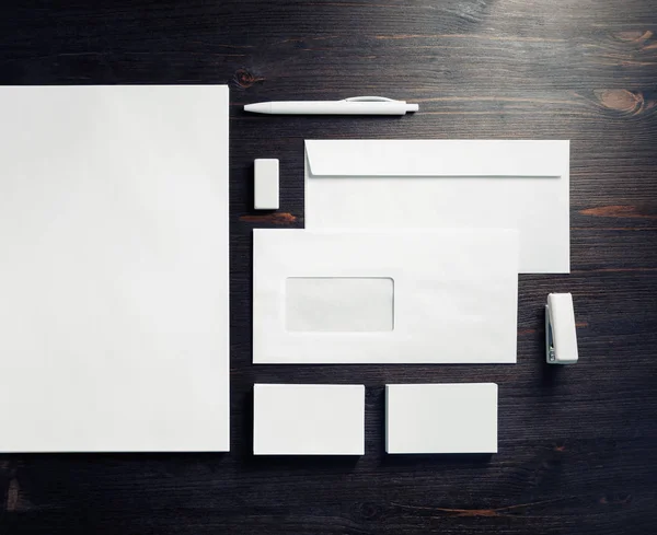 Plantilla de papelería en blanco — Foto de Stock