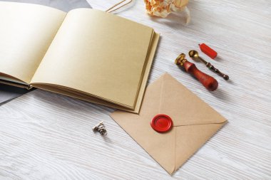 Vintage boş kırtasiye