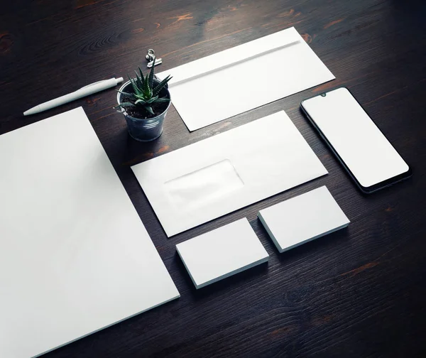 Plantilla de papelería en blanco — Foto de Stock