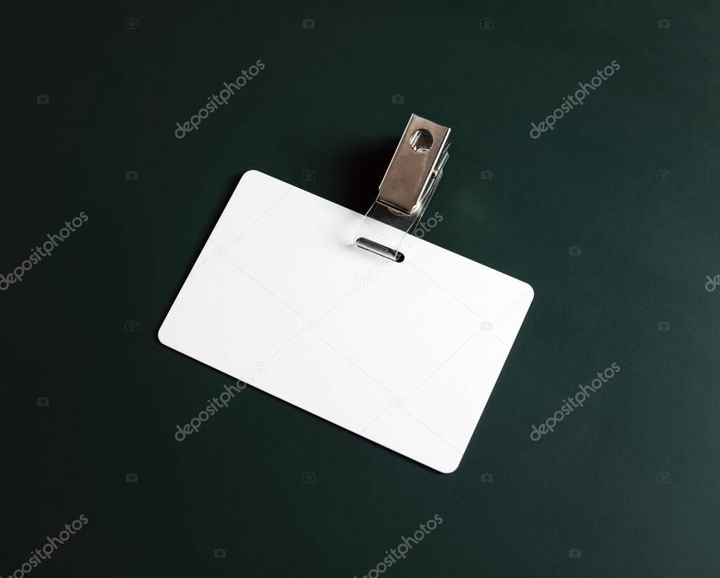 White ID card