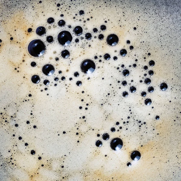泡でクローズアップコーヒー泡 最上階だ — ストック写真