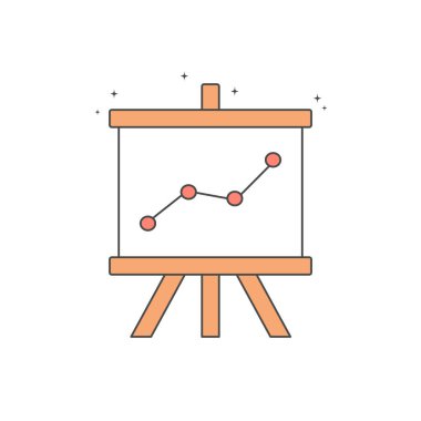 şirin flip grafik vektör simgesi