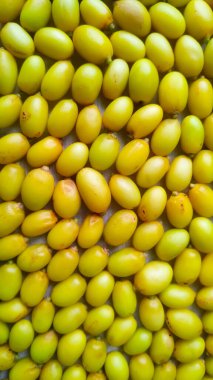 Neem meyvelerinin tam kare makro fotoğrafını kapat