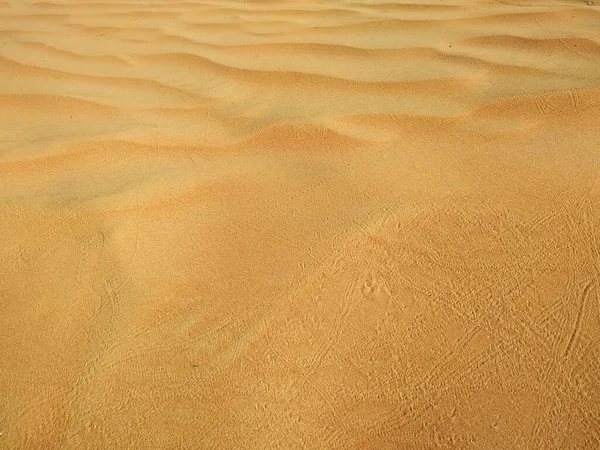 사막에서 모래가 잔물결을 일으킨다 — 스톡 사진