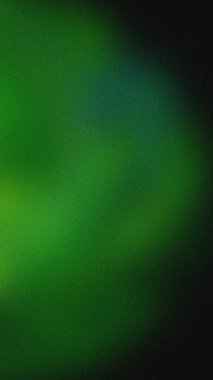 Dijital Sanat ve Görsel Tasarım için Yeşil Mavi Soyut Gradyan Arkaplanı. Akıllı telefon görüntüsü için uygun dikey arkaplan