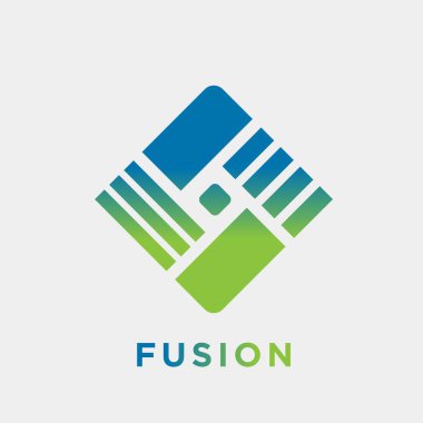 Fusion Square vektör tasarımı İllüstrasyonu