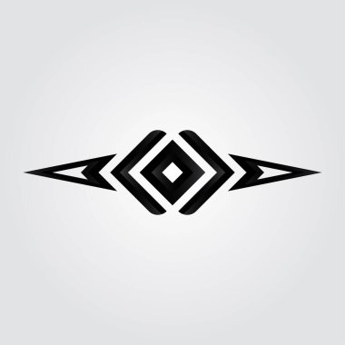 Kalkan siyah ok vektör tasarımı