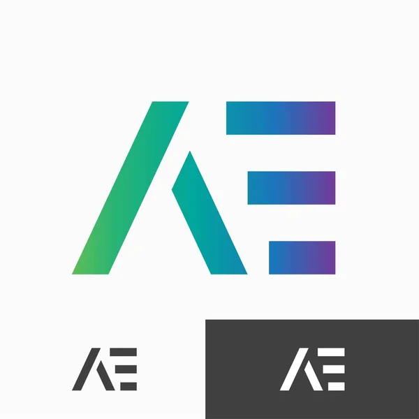 Letter Logo Vector Ontwerp Verloop Kleur — Stockvector