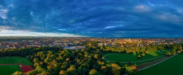 Vista Sobre Munich Bavaria Madrugada — Foto de Stock