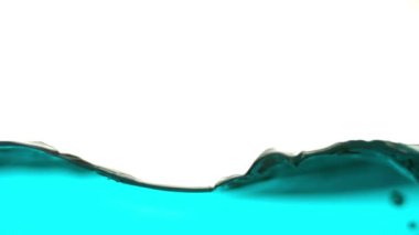 Ağır çekimde su Spattering temizlemek