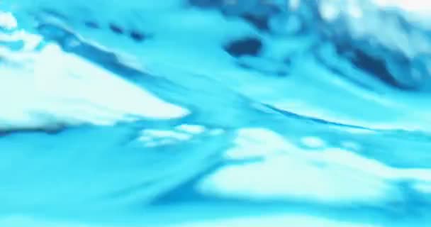 Superficie Del Agua Piscina Fondo Abstracto — Vídeo de stock