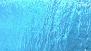 Su Duvarı Şelalesi Arkaplanı Yavaş Çekimde Soyut Doku 4K