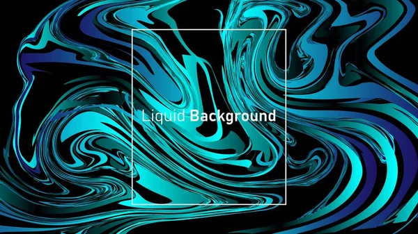 Fond Liquide Abstrait Concept Fluide Couleurs Peinture Mode Eps Vecteur — Image vectorielle
