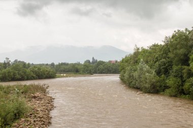 Nehir Karpat Dağları, Batı Ukrayna, İvano-Frankivsk 
