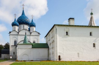 Kremlin binaları ve Suzdal, Rusya 'daki kilise